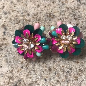 Kate spade floral earrings. Never worn.